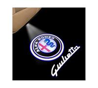 MEDAPI 2Pcs Car Door Projector Lights for Alfa Romeo Giulietta, Puddle Lights Step Courtesy Welcome Lights Ghost Shadow Lamp Accessory