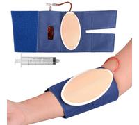Medarchitect IV Injection Pad, Wearable IV Practice Kit, Venipuncture Injection Practice Pad for Medical Education, White…