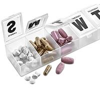 MEDca 7-Day Pill Organizer Weekly Pill Planner Pack of 2