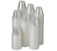 MEDca Clear Medicine Cups (1oz) - Pack of 500 - Plastic Disposable Graduated Medicine Cups with Measurements for Accurate Dosage for Medication Mixing Arts & Crafts Mouthwash and More