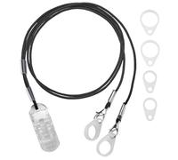 MEDca Hearing Aid Clip - Protective Holder with Anti Lost Lanyard Cord - Rope with Loops and Clip and Security for Behind The Ear Hearing Aids and Personal Sound Amplifiers