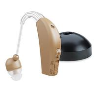MEDca Rechargeable Digital Hearing Amplifier - Rechargeable Behind the Ear Personal Hearing Enhancement Sound Amplifier Pair, BTE Digital Hearing Amplifier w/USB Charging Dock by MEDca