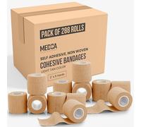 MEDca Self Adherent Cohesive Wrap Bandages 2 Inches X 5 Yards 288 Count Bulk (Skin Color)