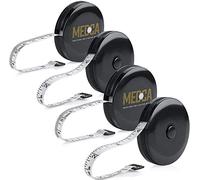 MEDca TAPE MEASURE, Pack of 4 - Retractable Body Measuring Tape, Dual Sided Inch & cm, Portable, Pin Lock, 60 inches/150 cm, Ideal for Fitness, Sewing, Clothing & Tailor Measuring