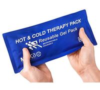 MEDca Universal Hot & Cold Reusable Microwavable Gel Pack, 5" x 10", Soft & Comfortable Heating or Cooling Therapy for Sprains, Extra Durable Nylon Quality Category (Item-Type): hot-Water-Bottles