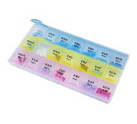 MEDca Weekly Pill Organizer, Three-Times-a-Day, 1 Pill Organizer