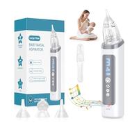Medcodes Nasal Aspirator for Baby, Electric Nose Sucker for Baby & Toddler, Congestion Relief with 3 Levels Suction,Soothing Light & Nursery Rhymes