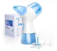 Medcodes Upgraded Dual Powered Nasal Irrigation System Nasal Rinse and Wash, Sinus Rinse Machine Sinus Decongestant Relief System, Electric Nasal Care Nose Cleaner 30 Saline Packets Kit