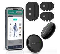 Medcursor TENS Unit Muscle Stimulator, Wireless 3-in-1 Dual Channel EMS Machine with App Control & Session Memory, 25 Intensity Levels, Storage Pouch, Designed for Back Shoulder Pain Relief