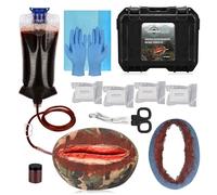 MedEduQuest Covered Wound Packing and Tourniquet Trainer kit, Bleed Control Tourniquet Trainer,Stop The Bleed Training Kit for Medical Classes - Tactical Box