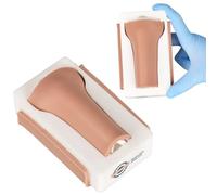 MedEduQuest Intraosseous (IO) Access Trainer with Skin Pad, Pediatric Intraosseous (IO) Tibia Trainer, Infant Tibial IO Trainer for Medical Education