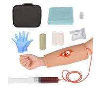 MedEduQuest Open Fracture Wound Packing Trainer, Wound Dressing Training Model, Stop The Bleeding Training Kit for Meidcal Education, Third