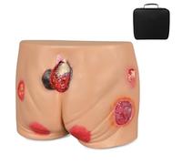 MedEduQuest PVC Buttock Decubitus Ulcer Model, Pressure Ulcer Wound Care Model, Wound Care Education Tools for Teaching