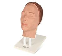 MedEduQuest Silicone Injection Mannequin Face Training Model, Makeup Head Model with Common Facial Issues for Micro-Plastic Teaching and Injection Training to Aestheticians, Plastic Surgeons
