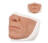 MedEduQuest Silicone Injection Training Model, Silicone Mannequins for Injection Training, Teaching Face Training Model for Cosmetologists and Medical Students