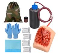 MedEduQuest Thigh Wound Packing Trainer Kit, Stop The Bleeding Training Kit, Bleed Control Kit for Medical Classes