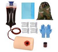 MedEduQuest Wound Packing and Tourniquet Trainer kit, Bleed Control Tourniquet Trainer,Stop The Bleed Training Kit for Medical Classes (Carrying Bag)
