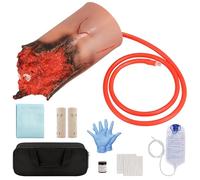 MedEduQuest Wound Packing Trainer Kit, Stop Bleeding Kit for hemostasis Training, Wearable Severed Arm Trauma Trainer