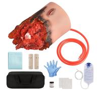 MedEduQuest Wound Packing Trainer Kit, Stop The Bleed Kit for hemostasis Training, Wearable Severed Leg Trauma Trainer