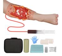 MedEduQuest Wound Packing Trainer, Open Fracture Wound Trainer Sleeve, Wound Dressing Training Model, Stop The Bleed Training Kit for Meidcal Education