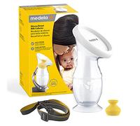 Medela Silicone Breast Milk Collector, Milk Saver with Spill-Resistant Stopper, Suction Base and Lanyard, 3.4 oz/100 mL