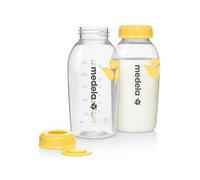 Medela Breast Milk Storage Bottle 2x 250ml, Multi Print