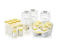 Medela Breast Milk Storage Kit, Breastfeeding Supplies and Containers, Breast Milk Organizer, Made BPA Free