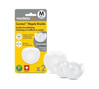 Medela Silicone Contact Nipple Shields, Soft Ultra-Thin Design, Made Without BPA, 1 Pack of 2 Shields (20 mm) and Case