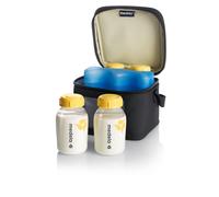 Medela Cooler Bag with 4 Breastmilk Bottles & Cooling Element