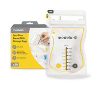 Medela Easy Pour Breastmilk Storage Bags | 50 Count 210ml | Disposable Leakproof Breast Milk Bags with Milk Protection | Recyclable & BPA Free