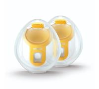 Medela Hands-Free Collection Cups, Compatible with Freestyle Flex and Swing Maxi Electric Breast Pumps, 1 Set of 2 Cups, White