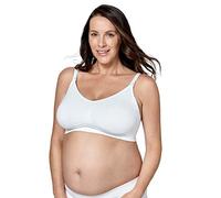 Medela Keep Cool Ultra Seamless Maternity and Nursing Bra with 6 Breathing Zones, Soft Touch Fabric and Extra Support, Black