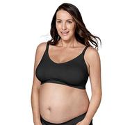 Medela Keep Cool Ultra Seamless Maternity and Nursing Bra with 6 Breathing Zones, Soft Touch Fabric and Extra Support, Black