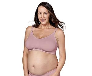 Medela Keep Cool Ultra Seamless Maternity and Nursing Bra with 6 Breathing Zones, Soft Touch Fabric and Extra Support, Black