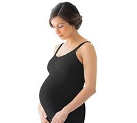 Medela Maternity Nursing Bra Tank Tops, 3 Pack of Wireless Breastfeeding Shirts, Black, Medium