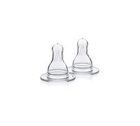 Medela Medium Flow Breast Milk Bottle Teats - Pack of 2 BPA-Free Spare Teats Made for Use with Medela Baby Bottles