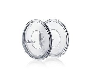 Medela Milk Collection Shells - BPA-Free, Made from Soft, Flexible Silicone, Includes 2 Shells