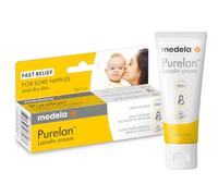 Medela Purelan Lanolin Nipple Cream, Fast Relief for Sore Nipples and Dry Skin, Made with Natural Ingredients, Hypoallergenic and Dermatologically Tested, Formulated Without Fragrance, 37 g