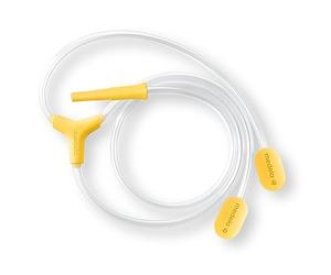 Medela Replacement Tubing, Compatible with New Pump in Style Hands-Free Breast Pump, Authentic Spare Breastpump Parts, Made Without BPA, 1 Set, Clear Yellow