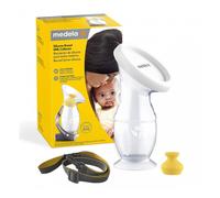 Medela Silicone Breast Milk Collector for Breastfeeding Mothers, Milk Saver with a Suction Base and a Lid for Storage, Made for Daily Breastfeeding
