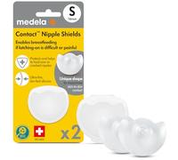 Medela Silicone Contact Nipple Shields, Soft Ultra-Thin Design, Made Without BPA, 1 Pack of 2 Shields (16 mm) and Case