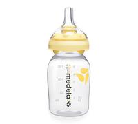 Medela Slow Flow BPA-Free Breastmilk Teat with 150 ml Bottle - Teat with Freezer and Fridge Safe Bottle, for expressing, Storing and Feeding