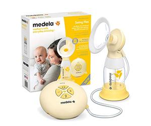 Medela Swing Flex Single Electric Breast Pump, Compact and Portable Design, with PersonalFit Flex Cups and Medela 2-Phase Expression Technology