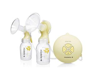 Medela Swing Maxi Electric Breast Pump, Portable & Battery Operated Double Silicone Pump