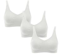 Medela Women's Pregnancy and Nursing Bra (Pack of 3), White, S