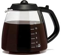 Medelco 12 Cup Millennium Style Carafe, Black GL312