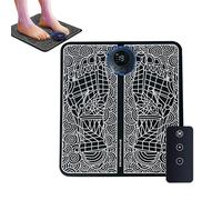 Medene Nmes Foot Massager, Foldable and Portable Medene Foot and Calf Massager for, 8 Modes and 19 Intensities, with Remote Control Medene Foot Massager for Edema (1pc)