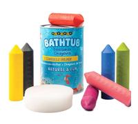 Medenka Bath Crayons for Kids - 7 Colors, Not Toxic Washable Bathtub Crayons Made with European Beeswax, Bath Toy for Fun, Easy to Clean with Hot Water and Sponge.