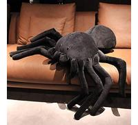 MEDFL 30-120cm Big Size Lifelike Spider Plush Toy Stuffed Animals Simulation Real Life Spider Throw Pillow Creative Funny Tease Toy 30cm