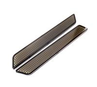 MedgAs Smoked Saddlebag Guard Reflector Compatible With Latch Covers 2014-2022 Touring Street Glide Road King (Color : Smoked)